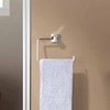 KIBI Cube Bath Hand Towel Ring, Modern Bathroom Towel Holder,
