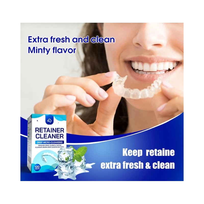 YKL Retainer & Denture Cleaner Tablets - 4 Months Supply