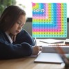 Multiplication Addition Practice Math Pop Fidget Board Game, Push Bubbles