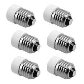 FINELED 6PCS Generic E26 E27 socket To E14 Base Screw LED Light Lamp Bulb Holder Adapter Converter