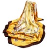 FAIRYGATE Seidenschal Damen Bandana Satin Luxus Seidentuch aufwändig bedrucktes Tuch
