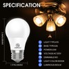 Energetic 5.5W A15 LED Bulb, 40 Watt Equivalent, Refrigerator Bulb,