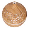 180ml Wood Grain Air Humidifier USB Charging Colorful Lights Air