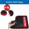 4 Pcs Black Sports Car Mud Flaps Front and Rear