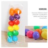 Kisangel Easter Egg, 24pcs Plastic Easter Egg Graffiti Easter Egg