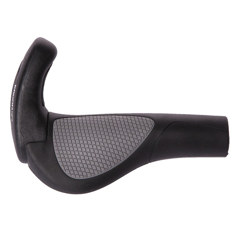Ergon GP2-L Fahrrad Lenker Griffe BarEnd Alu, Schaltung Standard, Farbe