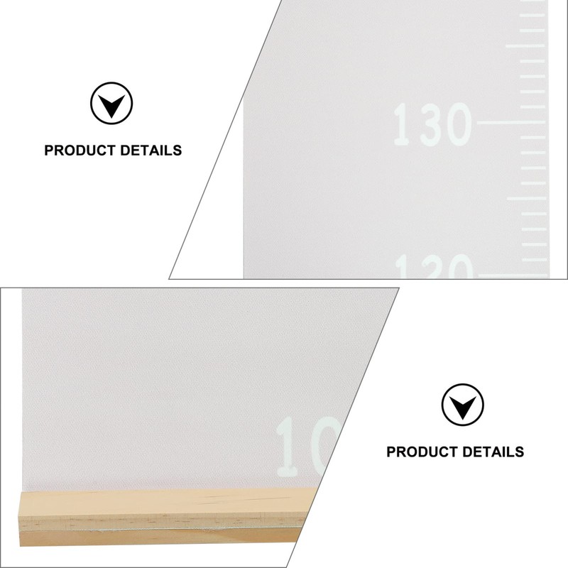 Kisangel Kids Growth Height Chart Canvas Wall Height Ruler Measurement