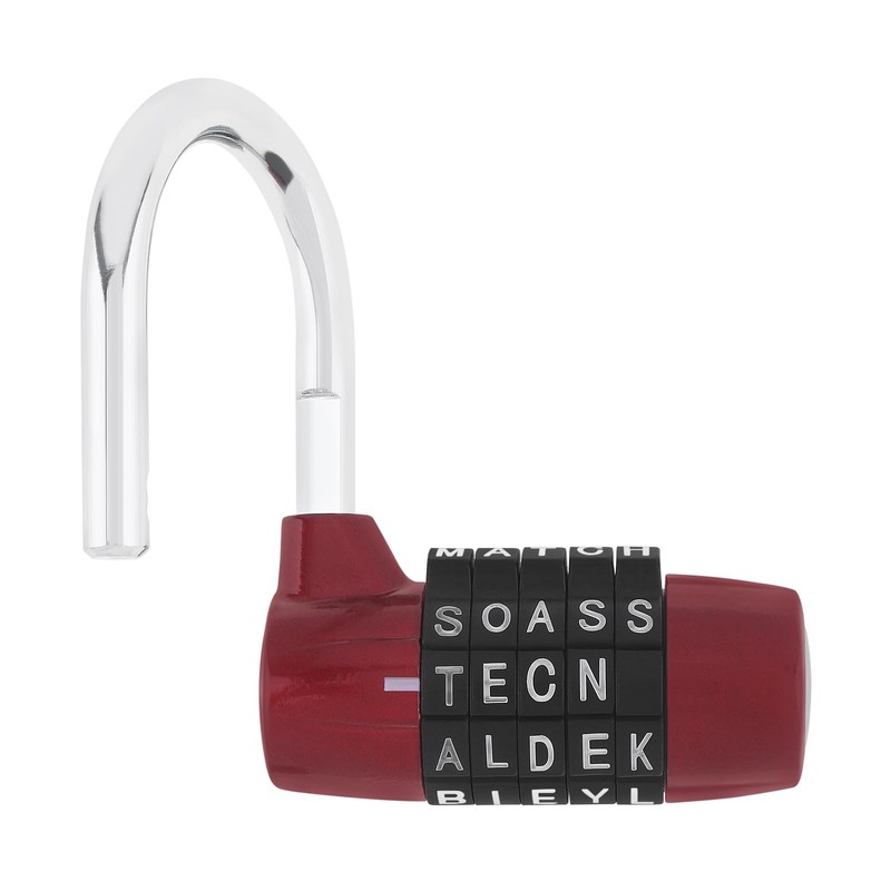 HOJLKLD Gym Locker Lock 5 Letter Word Lock Safety Padlock