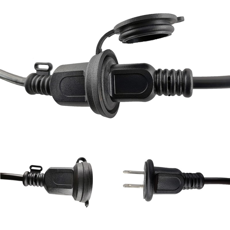 Timer Outlet, Light Sensor, Rainproof, Outdoor, 24 Hours, Automatic On/Off,