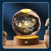 3D Crystal Ball Night Light Rechargeable Battery Soft Light Multifunction