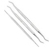 Androxeda 3 Piece Pedicure Set Double Ended Nail Tools for
