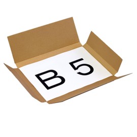 Earth Cardboard, Yu Packet, 0.8 inches (2 cm), Bottom B5, Cardboard, 50 Sheets (Click Post, Box) ID0123