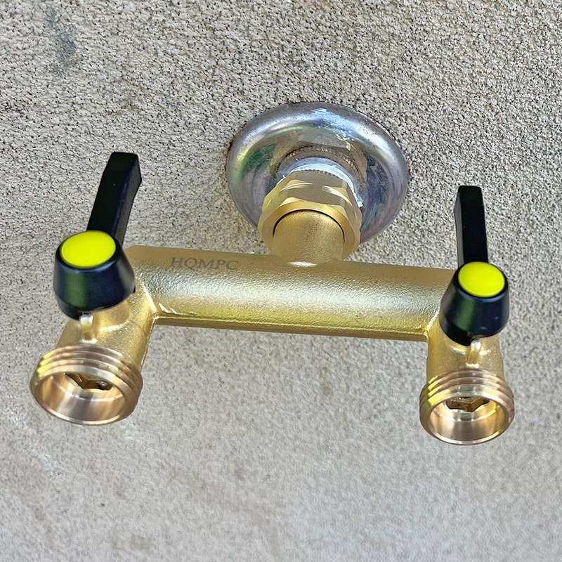 HQMPC 2 Way Hose Splitter Heavy Duty Water Splitter Outdoor