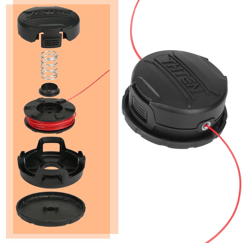 THTEN DWO1DT995 Replacement Head Replacement Spring Base and Cover Cap