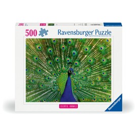 Ravensburger 12001332 Colourful Animals Peacock Puzzle 500 Pieces for Adults and Children from 12 Years