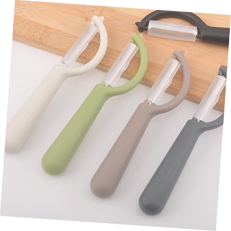 LABRIMP 6pcs Portable Vegetable Peelers Carrot Peeler Kitchen Fruit Household