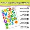 60 Sheets Premium Printable Vinyl Sticker Paper for Inkjet Printers