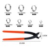 WiMas 85PCS 304 Stainless Steel 6-21mm Single Ear Hose Clamps,