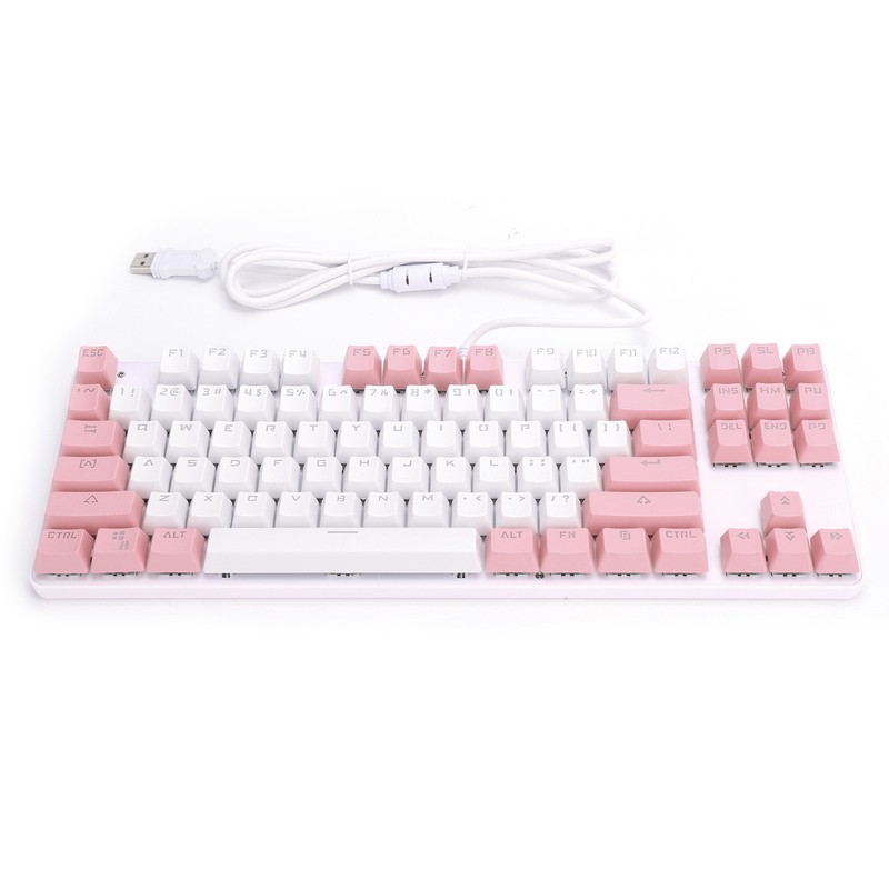 Keyboard Mechanical Gaming 87 Key Mixed Light Computer Supplies for