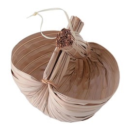 FUNOMOCYA Elegant Palm Leaf Smoothie Bowl for Milk Tea Desserts Fruit Bowls Pudding Storage