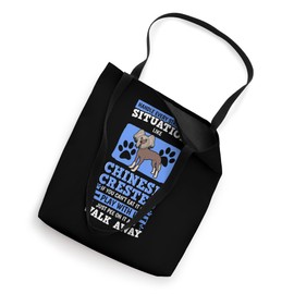 Chinese Crested Dog Owner Breed Lover Fur Parent Trainer Tote Bag