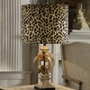 GOSO Drum Leopard Lamp Shades for Table Lamps Set of