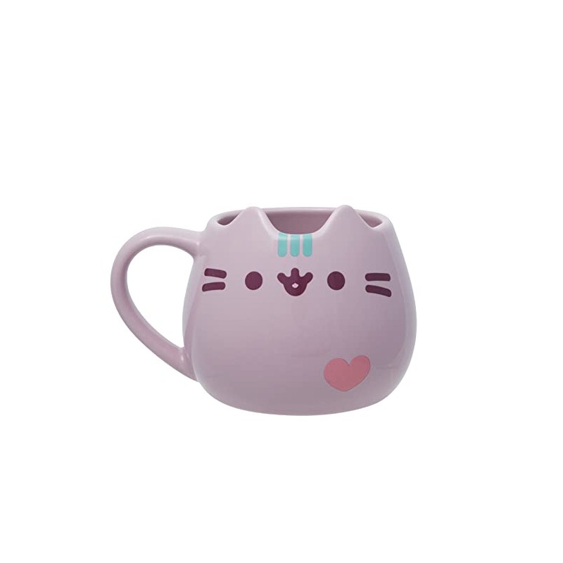 Enesco Pusheen Sculpted Pastel Mug 16 oz (Purple)
