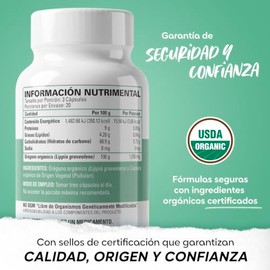 Organic Side - Orégano Orgánico - 60 Capsulas vegetales