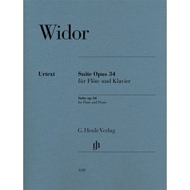 Suite Opus 34 für Flöte und Klavier: Instrumentation: Flute and Piano (G. Henle Urtext-Ausgabe)