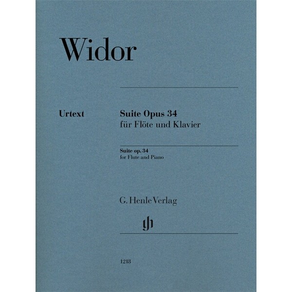 Suite Opus 34 für Flöte und Klavier: Instrumentation: Flute and