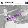 NICECNC Purple Foot Pegs Support Brace with O-Rings Compatible with