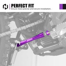 NICECNC Purple Foot Pegs Support Brace with O-Rings Compatible with Surron Light bee X/S/L1E CNC Aluminium Compatible with Segway X160/X260 See Fitment