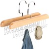 2 Pack Belt Hanger for Wardrobe, Anti Slip Multi Hook
