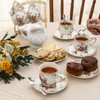 Hiware 6-Piece Demitasse Espresso Spoons, 4 Inches Stainless Steel Mini