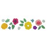 Spring Reusable Gel Window Clings ~ Flowers with Leaves (19