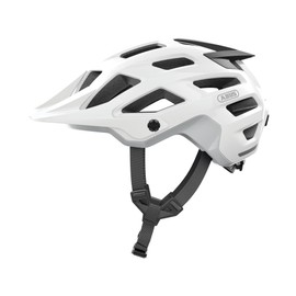ABUS Moventor 2.0 MTB Helmet - high-comfort off-road bike helmet - all-mountain helmet, unisex - white, size M