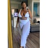 Jumppmile - Traje de baño de malla transparente para mujer,