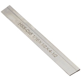 Michigan Drill 703C P1 Super Cobalt Steel"P" Type Cut-Off Blade, T-Shaped, 4-1/2" Length x 1/16" Width x 1/2" Height