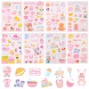 8 Sheets Baby Girl Scrapbook Stickers, Adorable Newborn Toddler Stickers
