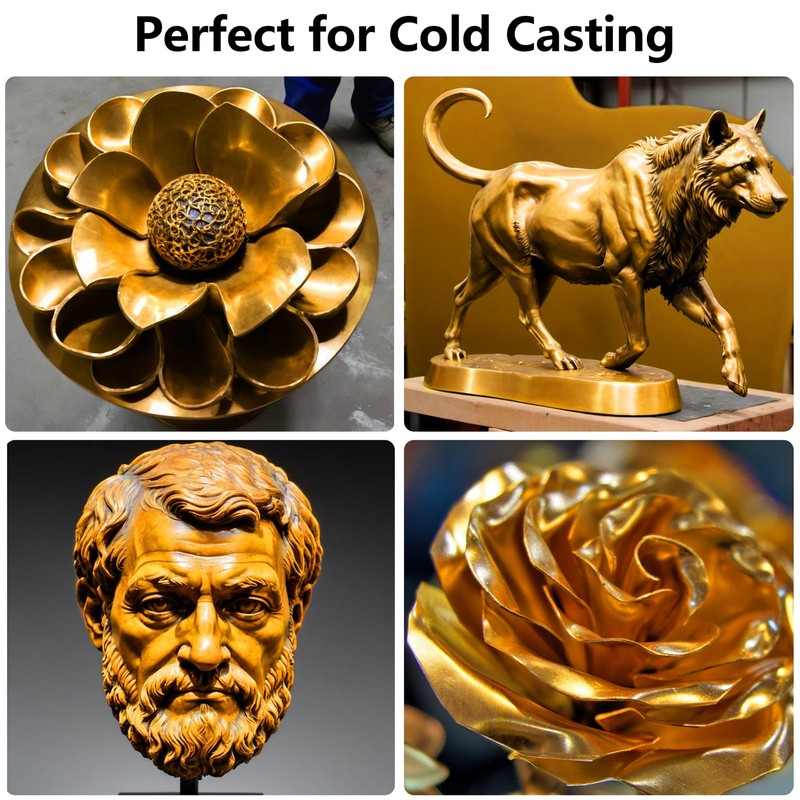 Brass Powder for Cold Casting Sculptures - High-Grade 350 Mesh