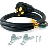 Eastman 6 Feet Electric Range Cord, 40 Amps 4-Prong Wire,