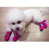 GabeFish Anti Slip Dog Socks Shoes Adjustable Drawstring Boot Paw