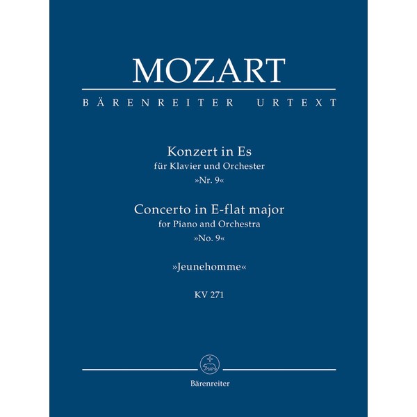 BARENREITER TASCHENPARTITUREN MOZART W.A. - PIANO CONCERTO IN E-FLAT MAJOR