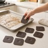 7 Pcs Plastic Pan Scraper Set, Non-Scratch Pot Scrapers for