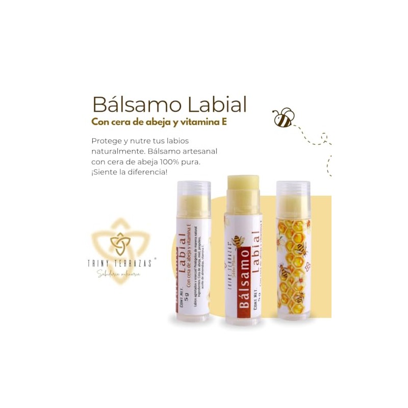 TRINY TERRAZAS | Balsamo labios | Labios secos, agrietados |
