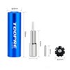 MUXSAM Bicycle Fork Star Nut Set,Blue Bike Headset Star Nut,Bike