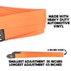 Couch Luggage Guitar Strap (Orange)
