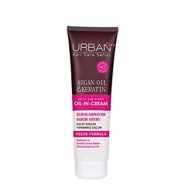 URBAN Care Argan Yağı & Keratin Kolay Kırılan Saçlara Özel Durulanmayan Bakım Kremi 150 ml- Vegan
