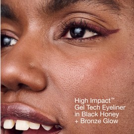 Clinique High Impact Gel Tech Eyeliner Pencil | Waterproof, Smudge Resistant + Safe For Sensitive Eyes, Black Honey