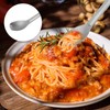 Camping Cutlery Spoon, Lightweight Titanium Spoon Metal Cutlery Set with